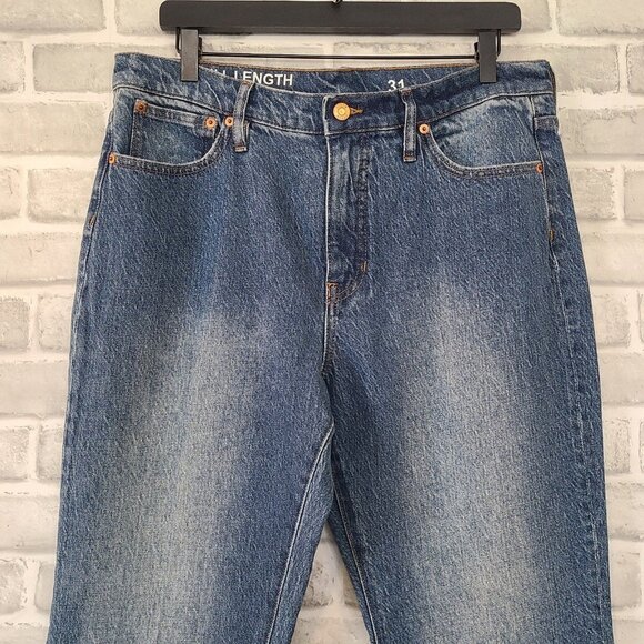 JCREW Full Length Demi Boot Denim Jeans Womens 31 NEW $128 - Picture 7 of 11